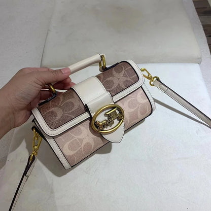 Luxury brand women's bag high-end designer 2024 new autumn and winter plush handbag single shoulder crossbody small square bag