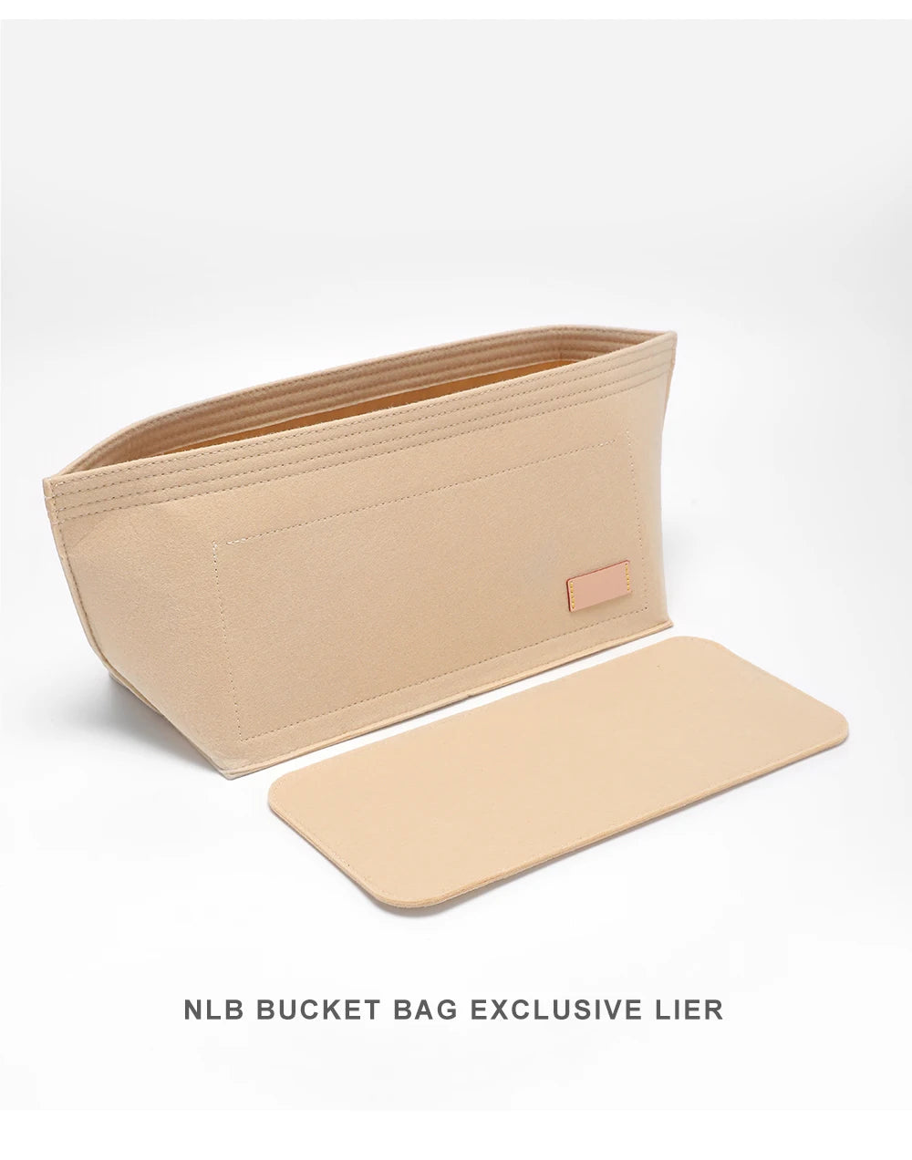 Purse Organizer insert for Handbags Base Shaper 3pc Set city33 Felt Organizer Insert Large Tote Bag Organizer with Zipper