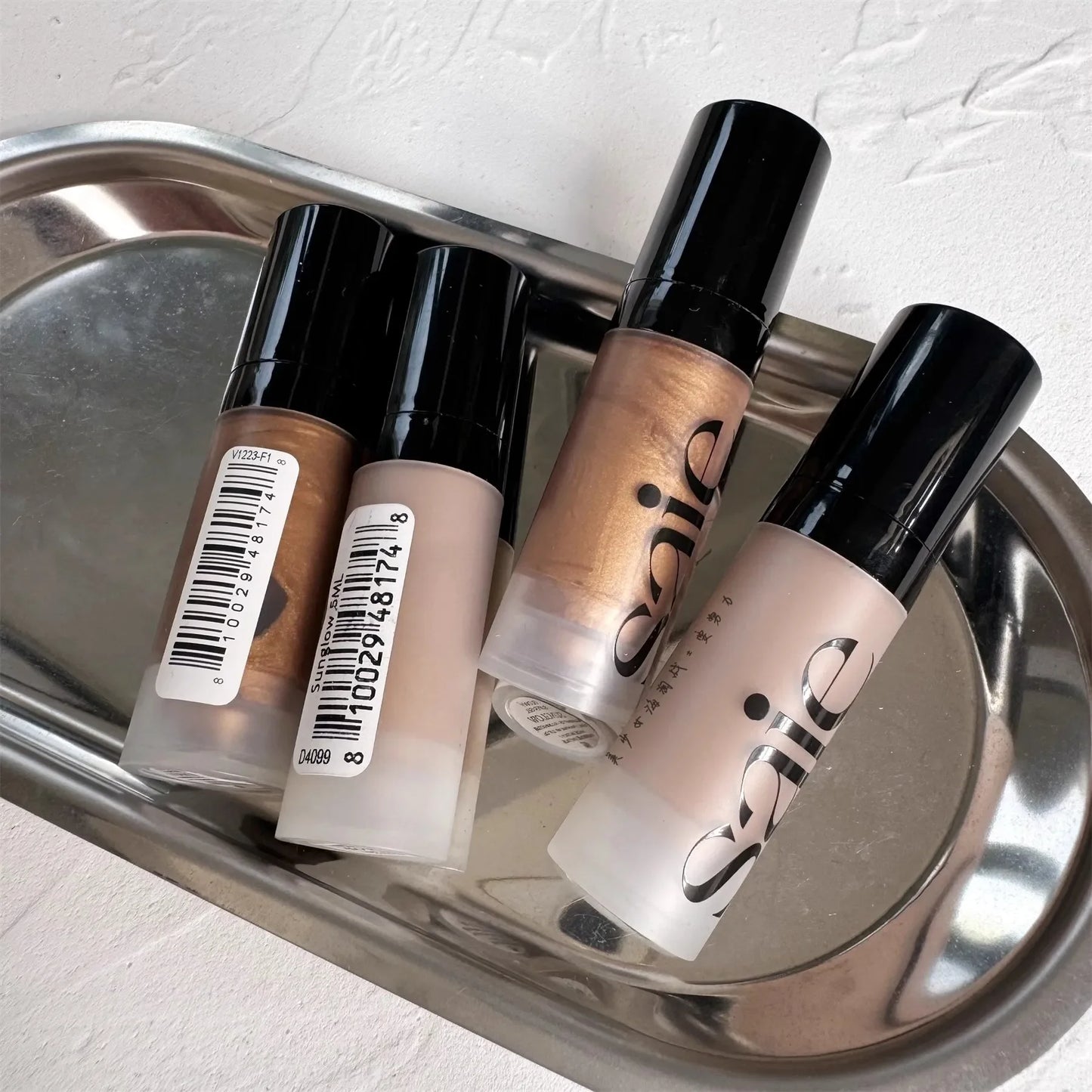 15ml Liquid Highlighter Sample liquid  Glowy Super Gel Charming Face Shadow Highlighting Fluid Saie Natural Makeup  foundation