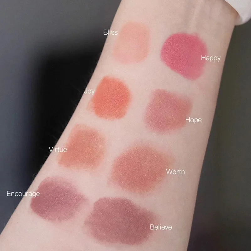 Rare Beauty Dual-use Enlighten Powder Portable Mirror Eyes Cheek Blusher Waterproof Mositure Face Contour Shadow Plump Makeup