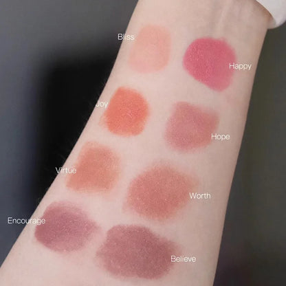 Rare Beauty Dual-use Enlighten Powder Portable Mirror Eyes Cheek Blusher Waterproof Mositure Face Contour Shadow Plump Makeup