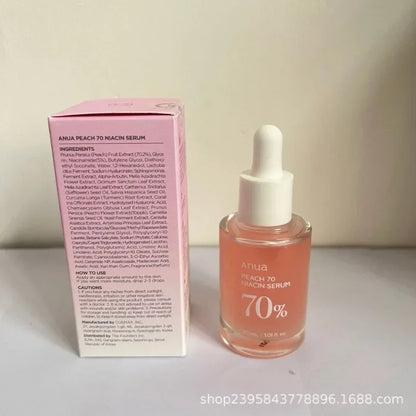 Anua Peach 70% Niacinamide Essence Moisturizing Facial Essence Brightening Skin Tone Moisturizing 30ml Serum Facial Skin Care