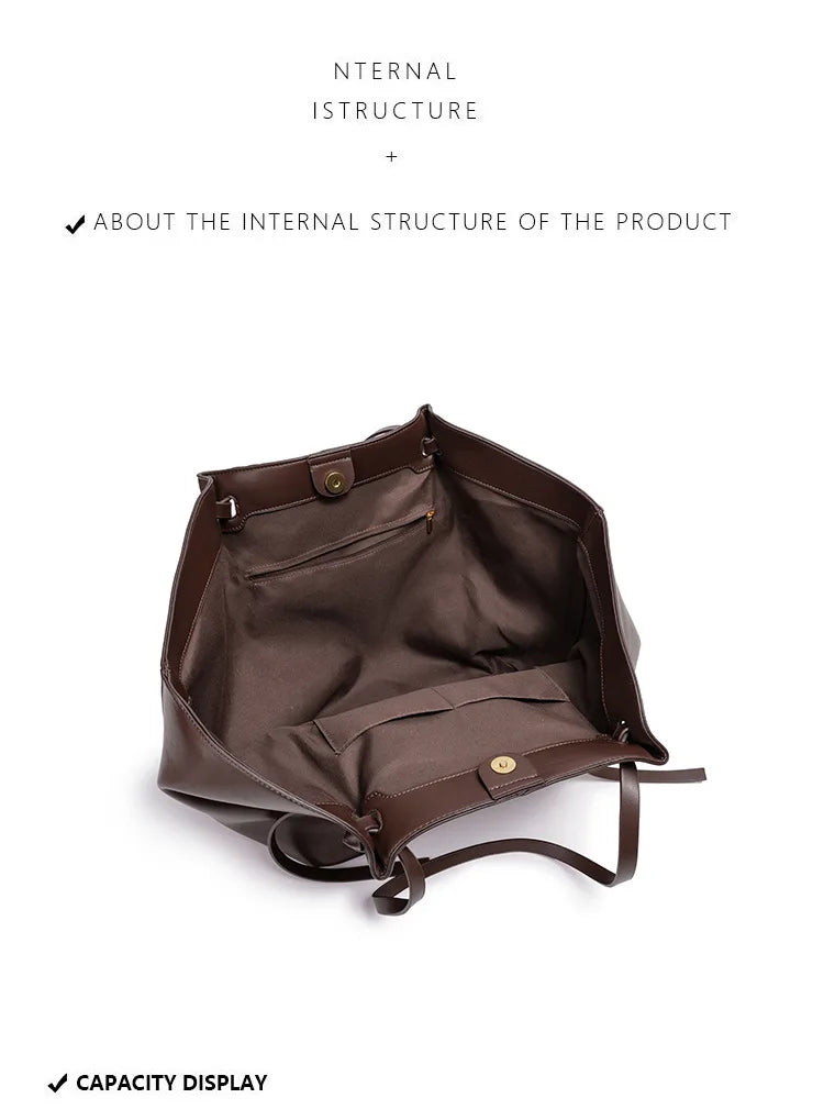 Branded Designer Shoulder Tote Bags For Women Soft PU Leather Big Capacity Shopper Tote Underarm 2025 Luxury Designer Handbags