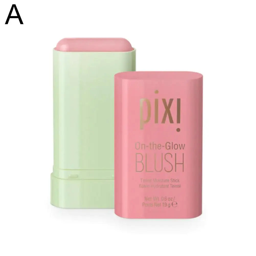 2025 MultiFunctional Vitality Pixi Powder Blusher Stick Natural Nude Matte Gloss Facial Makeup Cream Gentle Nonirritating Blush