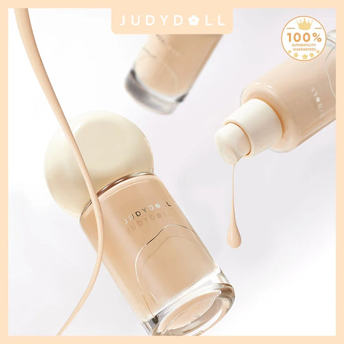 Judydoll Oil-Control Foundation, Long-Lasting, Matte Finish, Full Coverage, Oil-Free, Sweat-Proof, Flawless Skin, Oil Skin