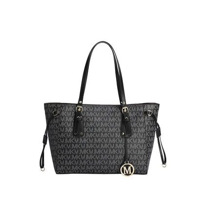 Tote Big Bag Women's New Retro Printed Letter Large Capacity Shoulder Handbag