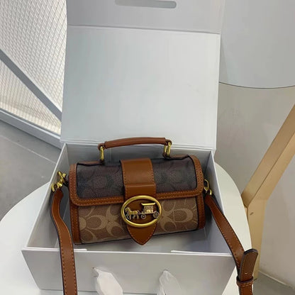 Luxury brand women's bag high-end designer 2024 new autumn and winter plush handbag single shoulder crossbody small square bag