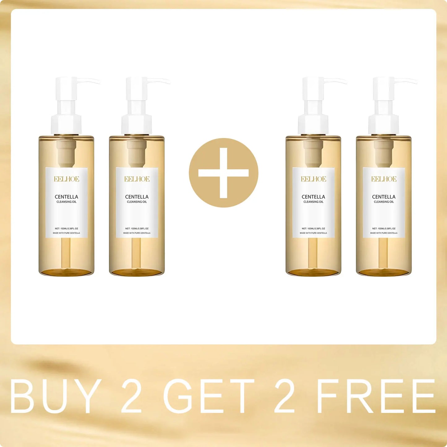 Centella Cleansing Oil Facial Makeup Remover Moisturizing Face Refresher Cleaning Centella Asiatica Extract Vitamin E Skin Oil