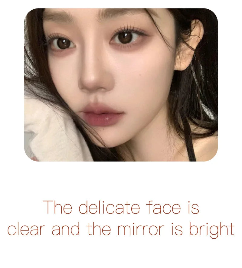 HERORANGE delicate and beautiful, mirror light lipstick, light makeup, lip gloss, long-lasting moisturizing without fading