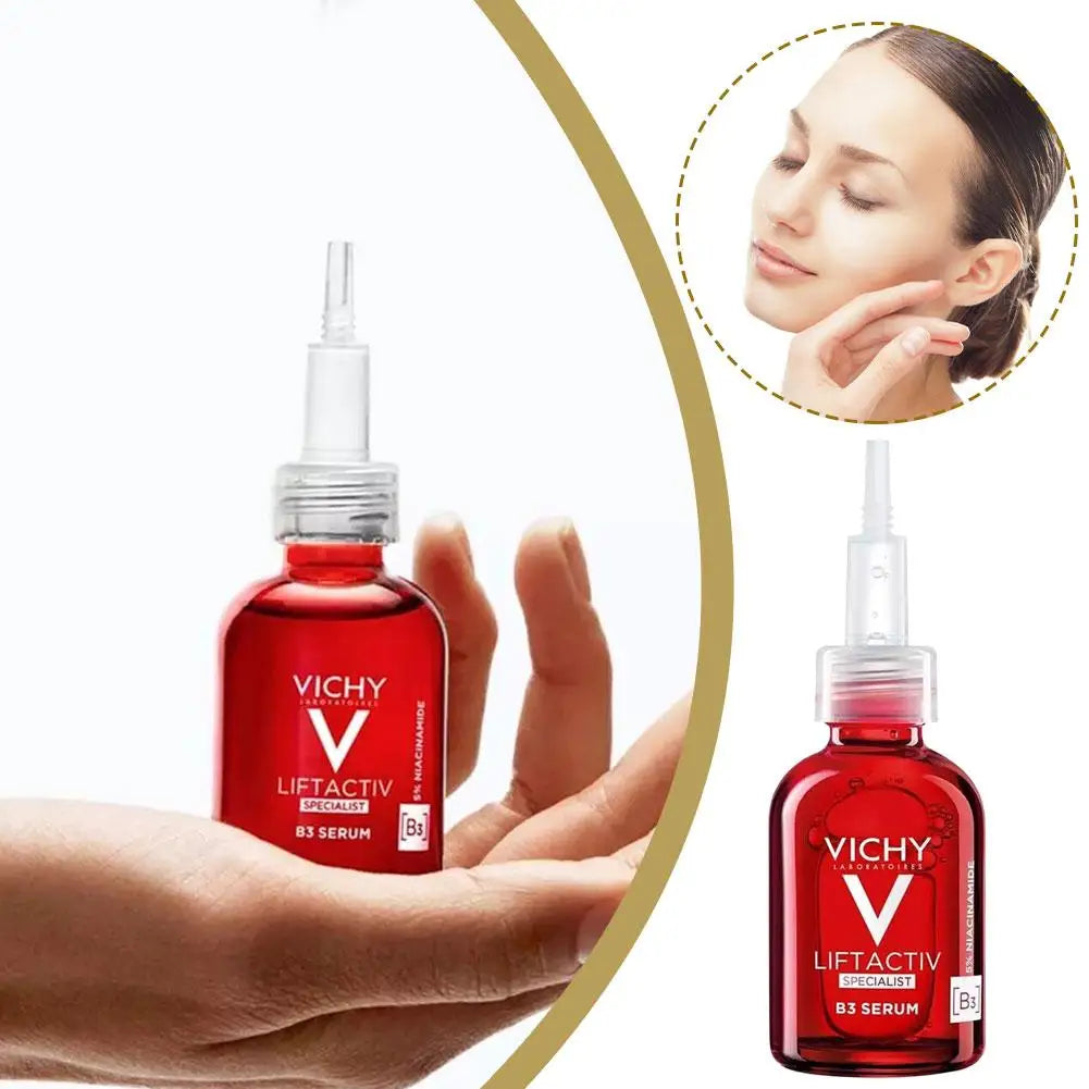 VICHY Red Vitamin B3 Essence 30ml Refreshing Moisturizing Reduce Roughness Improve Elasticity Hydrating Skin Care