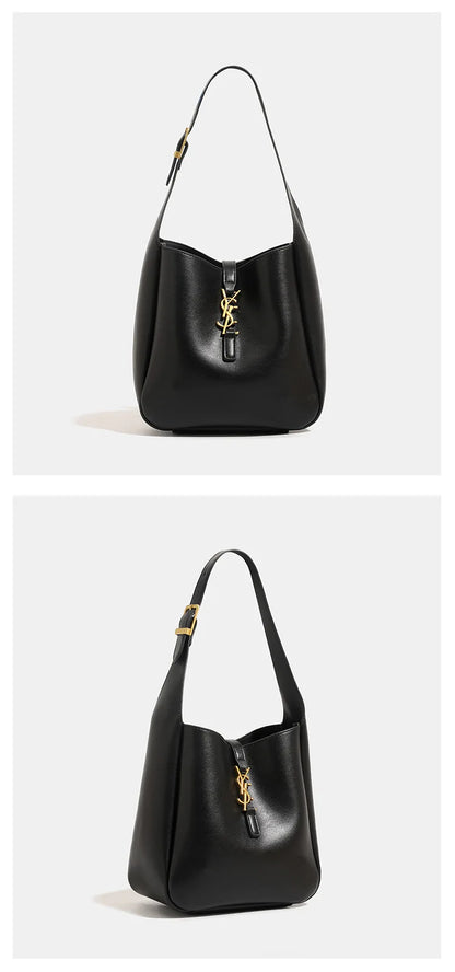 Yangshulin New ROSE Same Style Underarm Bag Water Bucket Bag Large Capacity Single Shoulder Commuter Female