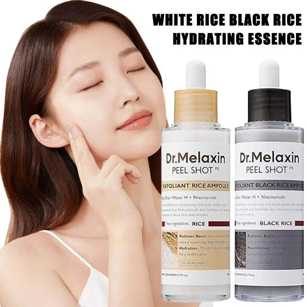 Korean Dr. Melaxin Peel Shot White And Black Rice Exfoliating Essence Brightening Skin Deep Moisturizing Cream Skin Care