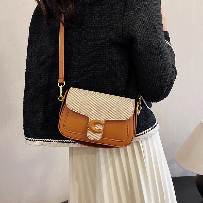 Stylish Quilted Women Messenger Bag - Waterproof Leather Crossbody Shoulder Bag With Adjustable Chain For Travel & Shopping