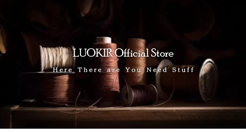 LUOKIR New Metal Drawstring Versatile Women's Handbag Genuine Leather Chain Crossbody Bag Vintage Bucket Bag Mobile Phone Bag