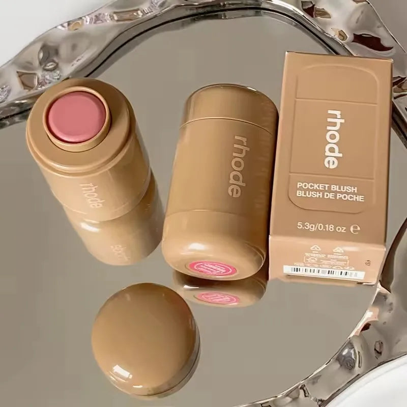 Hot Brands Powder Blusher Moisturizing Stick Nature Long Lasting Makeup Effect Waterproof Moisturizing Lipstick Lip Gloss Women