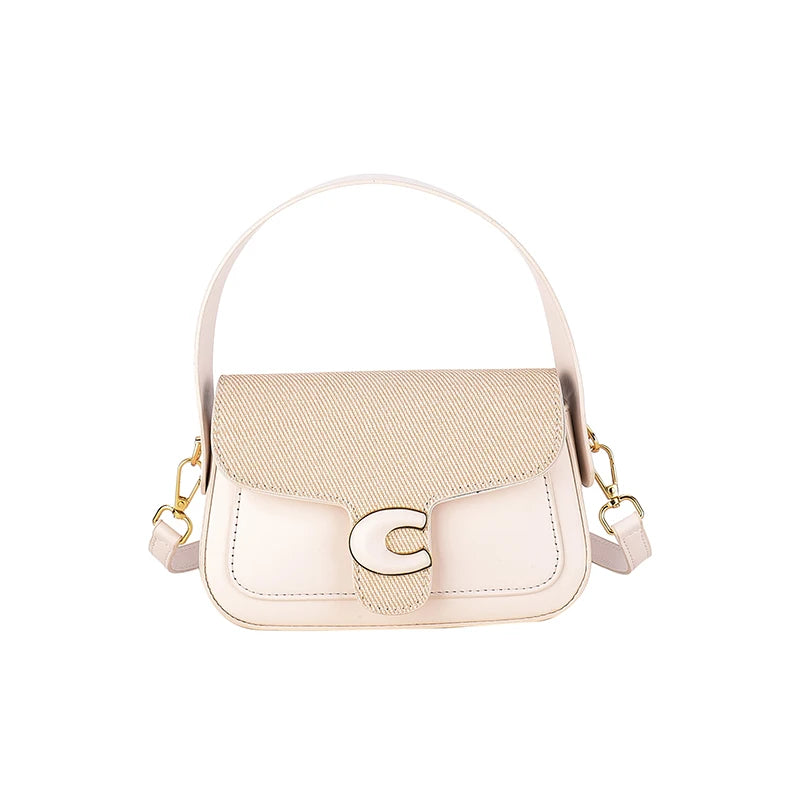 Stylish Quilted Women Messenger Bag - Waterproof Leather Crossbody Shoulder Bag With Adjustable Chain For Travel & Shopping