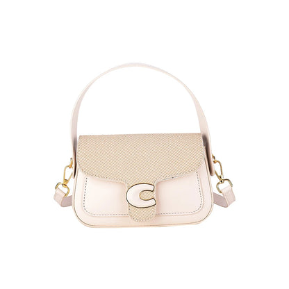 Stylish Quilted Women Messenger Bag - Waterproof Leather Crossbody Shoulder Bag With Adjustable Chain For Travel & Shopping