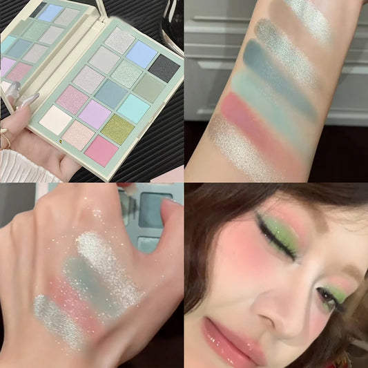 15 colors eyeshadow palette truncated makeup earth color rose palette makeup stage makeup eyeshadow