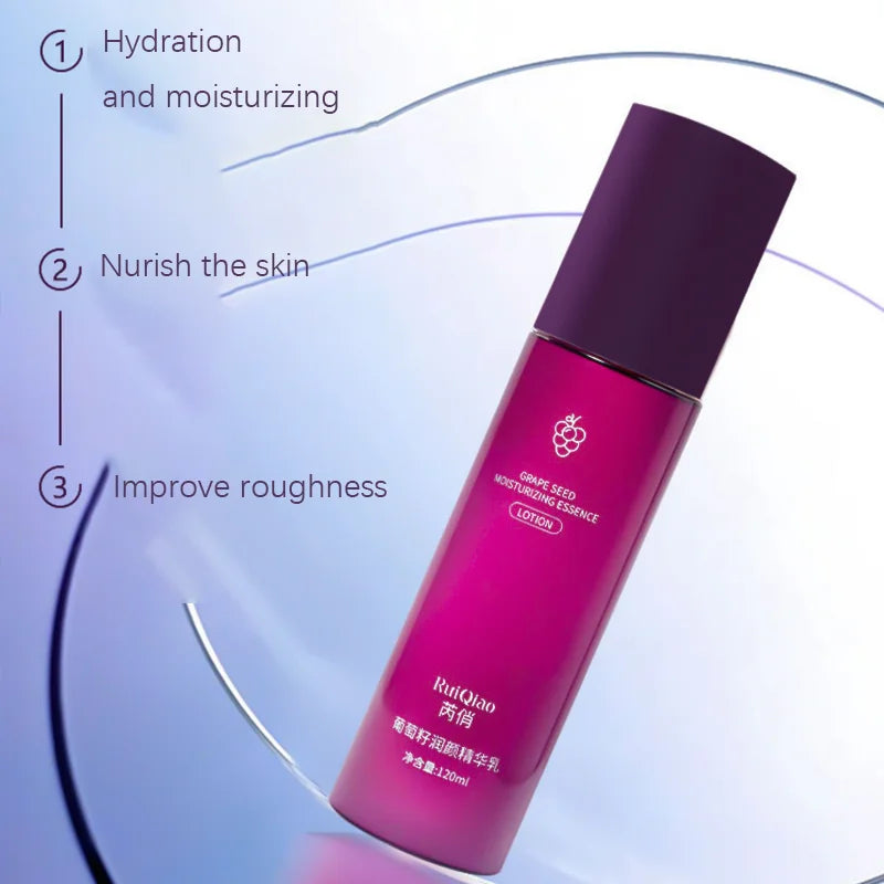 Grape Seed Moisturizing essence Emulsion Firming, Moisturizing, Whitening and Anti aging essence Emulsion Skin Care