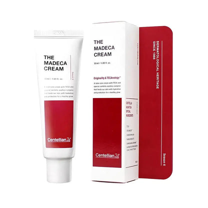 Centellian 24 The Madeca Cream Moisturizing And Brightening Repair Cream Repairing Dry Skin Hydrating Active Korean Skincare