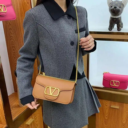 2025 New Underarm Women's Handbag Chain Shoulder Crossbody Bag Fashionable And Versatile High-quality Women's Bag Bolsa Feminina