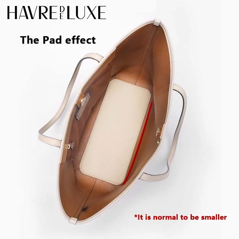 Purse Organizer insert for Handbags Base Shaper 3pc Set city33 Felt Organizer Insert Large Tote Bag Organizer with Zipper