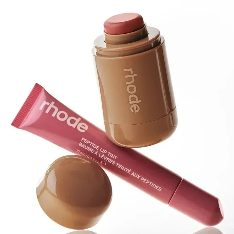 Popular Fashion Lip Gloss Lipstick Long Lasting Moisturizing Hydrating Ribbon Waterproof Powder Blusher Stick Girl Makeup