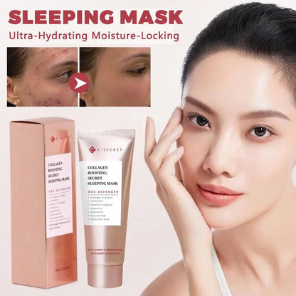 K-SECRET Face Mask Collagen Anti Wrinkle Moisturizer Cream Hydrating Anti-aging Anti Wrinkles Face Mask Cream Facial Skin Care