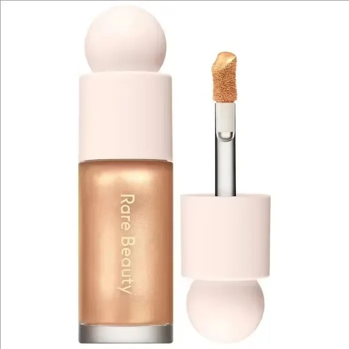 Rare Beauty Dual-use Enlighten Powder Portable Mirror Eyes Cheek Blusher Waterproof Mositure Face Contour Shadow Plump Makeup