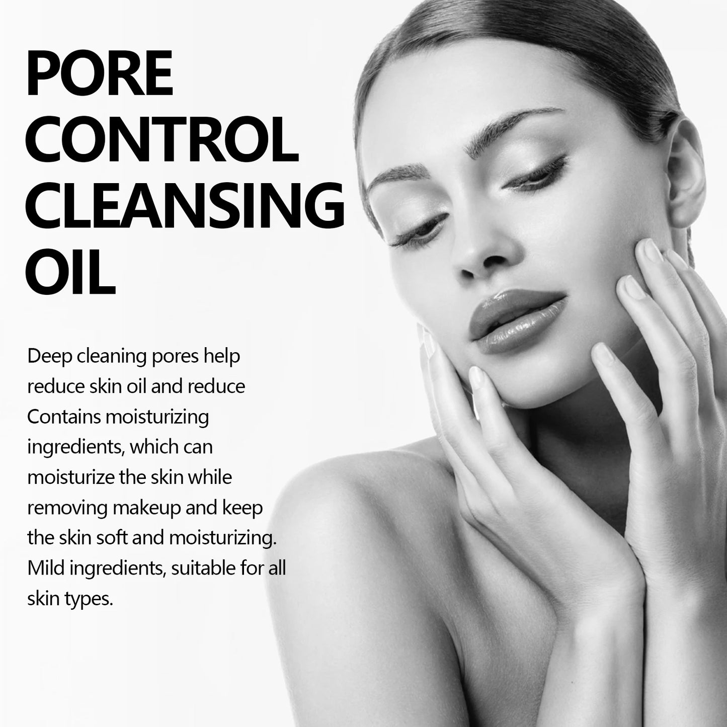 Pore-Control Cleansing Oil: Removes Makeup Gently, Cleans Pores, and Nourishes Skin