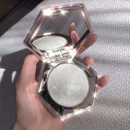 Diamond Highlighter Facial Bronzer Palette Platinum Shimmer Face Contour Powder Flash Body Base Illuminator - Water Light Makeup