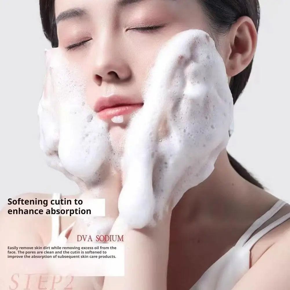 Korean Hexkin Efficient Cleansing Facial Cleanser Time Brightening Deep Get Rid Of Makeup Lavender Cornfower Extract Cleanser