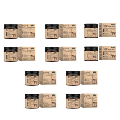 WoodSleep Beef Tallow Paste Deeply Moisturizer Brightening Wrinkle Remover Grass Fed Tallow Wild Honey Face Body Cream Skin Car