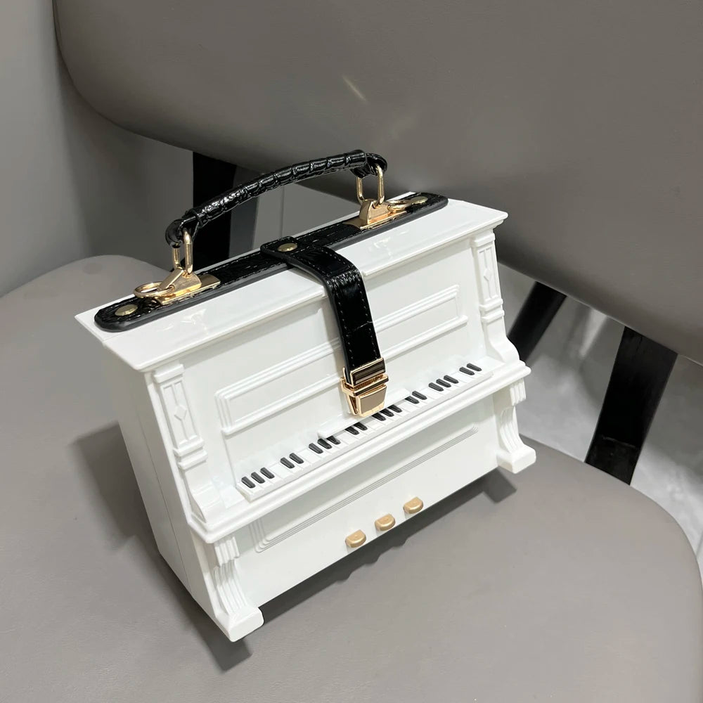 purses and handbags Luxury Designer crossbody shoulder bag For Women piano shape handmade bags Purse Messenger Bag banquet bag