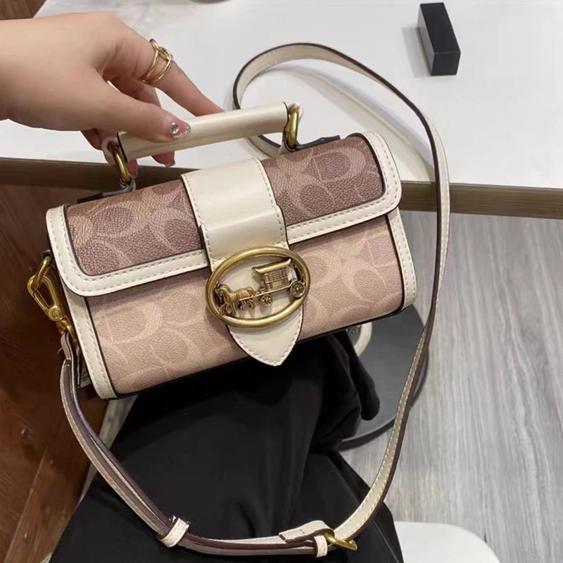 Luxury brand women's bag high-end designer 2024 new autumn and winter plush handbag single shoulder crossbody small square bag