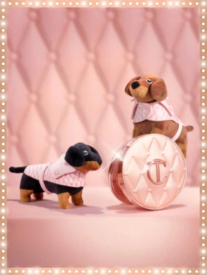 Charlotte Tilbury Heart Shape Double Splicing Two Colors Powder Blusher Powder Unique Design Makeup Products Star Powder Blusher