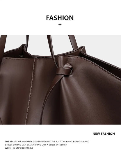 Branded Designer Shoulder Tote Bags For Women Soft PU Leather Big Capacity Shopper Tote Underarm 2025 Luxury Designer Handbags