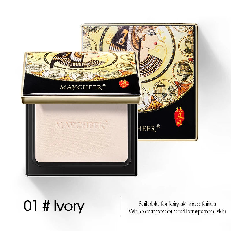 Egyptian style powder for long time oil control concealer, white, makeup free, waterproof and moisturizing