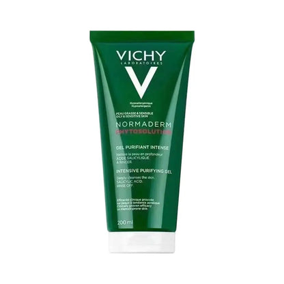 Vichy 200ml  Acne Treatment Facial Cleanser Deeply Clean Pores Control Oil And Fight Acne Gentle Moisturizing Gel