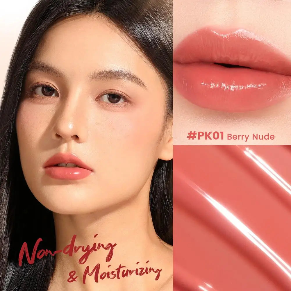 Moisturizing non-stick cup lip glaze long lasting natural Mirror Water Gloss Lipstick Lip beauty Makeup Cosmetics