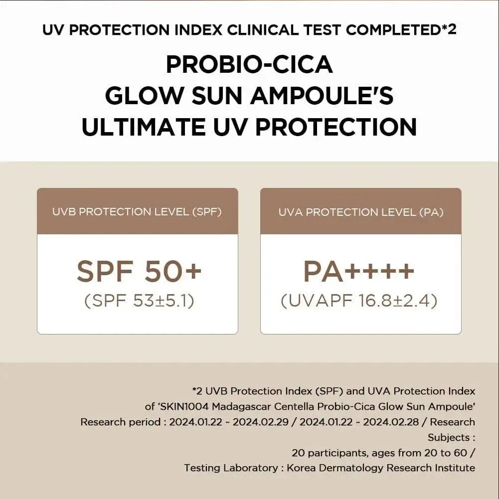 Skin1004 Madagascar Centella Asiatica Probiotic Centella Asiatica Skin Care Sunscreen Moisturizing Angel Hydrating Moisturizer