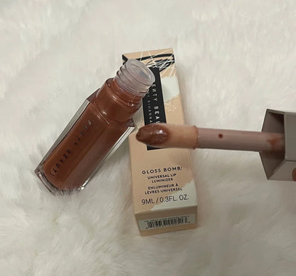 FENTYBEAUTY Cream Lipstick Gloss Bomb HONEY WAFFLES RIRI Sexy Lip Blam Loose Makeup Powder Shiny Lasting Brand High Gloss Repair