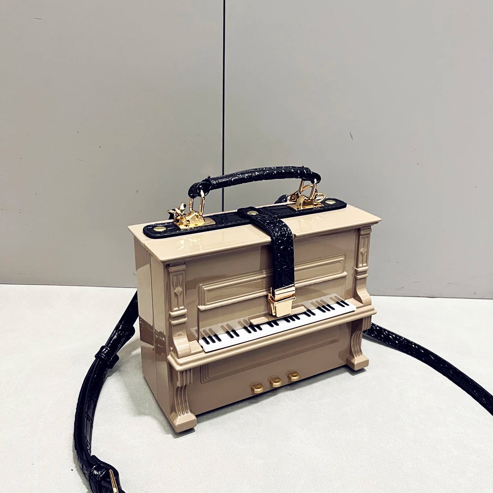 purses and handbags Luxury Designer crossbody shoulder bag For Women piano shape handmade bags Purse Messenger Bag banquet bag