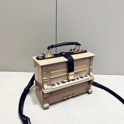 purses and handbags Luxury Designer crossbody shoulder bag For Women piano shape handmade bags Purse Messenger Bag banquet bag