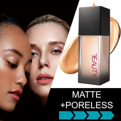 Luxury Makeup Foundation Liquid Flawless Matte Concealer Nourishing Long-Lasting Facial Concealed Pores Fine Breathable Cosmetic
