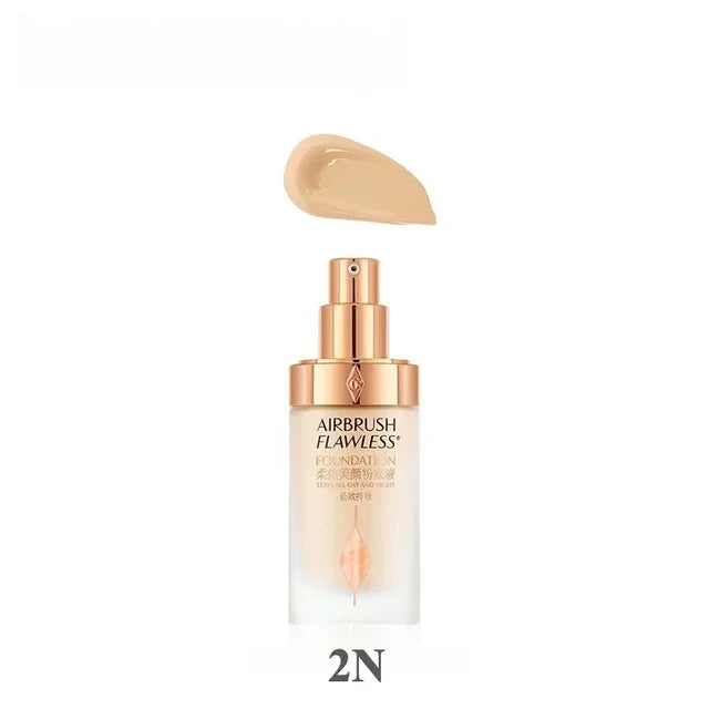 30ml C Soft Focus Beauty Red Carpet Liquid Foundation Long Lasting Concealer Blend Oil Skin Lasting Oil Control