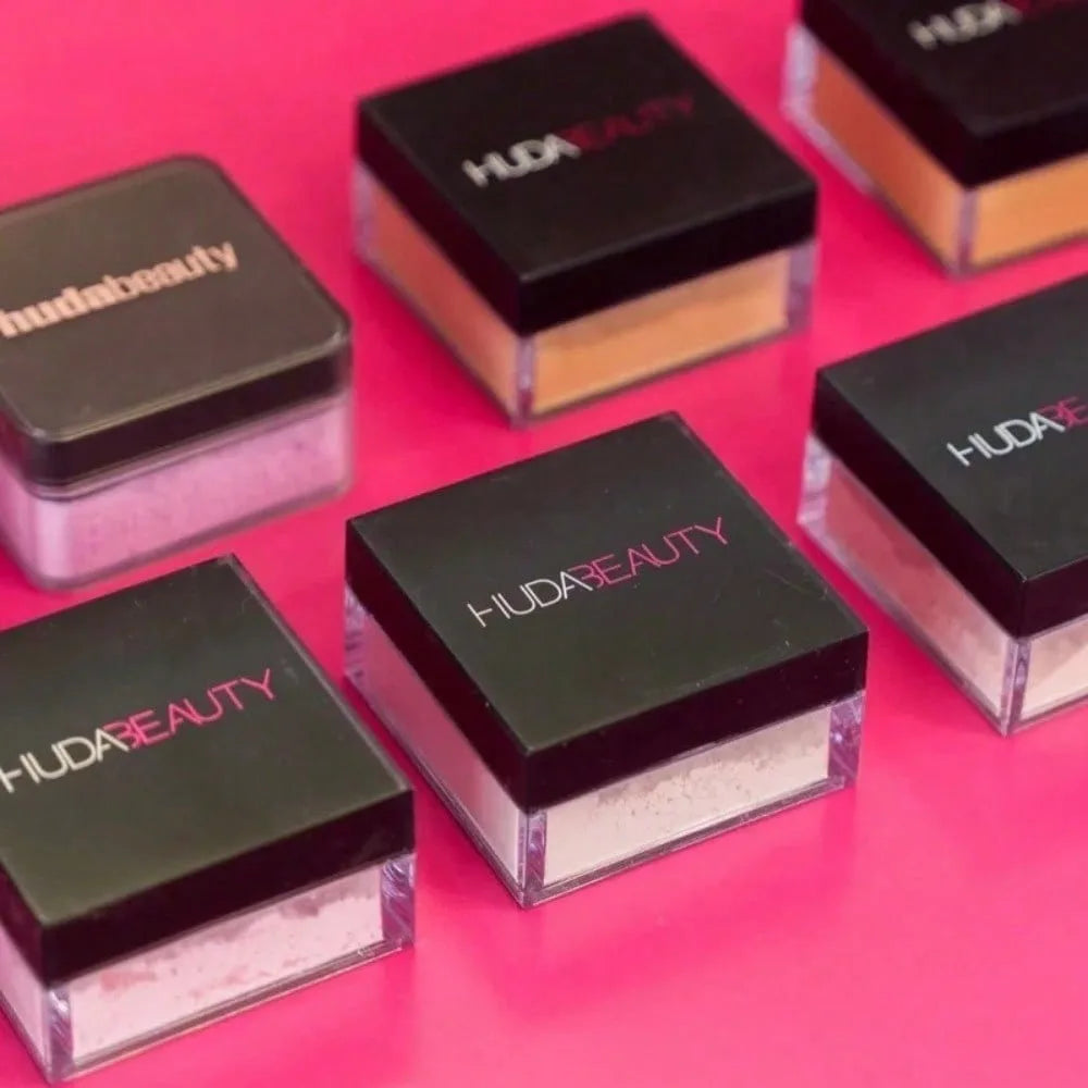 2025 Loose Baking Setting Powder Oil Control Natural Face Matte HUDA Waterproof BrighTening Loose Powder Makeup Cosmetics