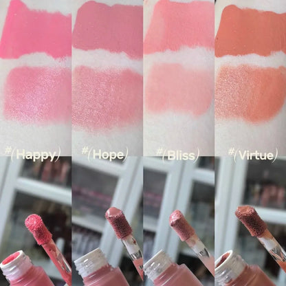 rare beauty Liquid Blush Cream Eyes Mositure Peach Face Contour Shadow Blusher Plump Natural Cheek Makeup Lip Gloss Matte Lipstick