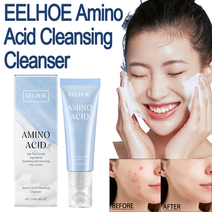 EELHOE Amino Acid Cleansing Cleanser Keep Moisturized Deeply Clean The Pores Remove Dirt Excess Oil Remove Aging Cuticles 120g
