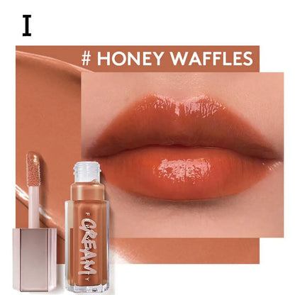 FENTYBEAUTY Cream Lipstick Gloss Bomb HONEY WAFFLES RIRI Sexy Lip Blam Loose Makeup Powder Shiny Lasting Brand High Gloss Repair